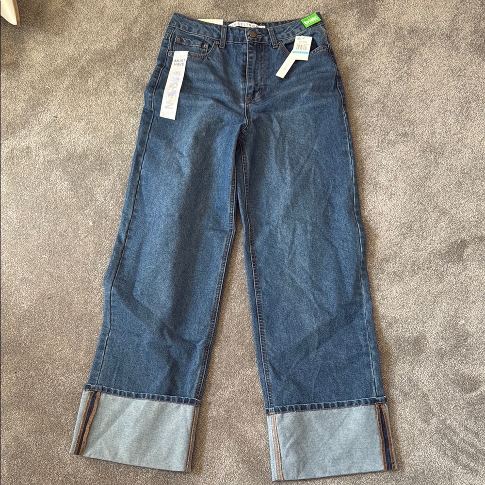 Tinseltown Blue Flare Wide Leg Jeans